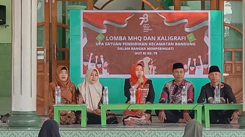 Buka Lomba MHQ Dan Kaligrafi,Ini Harapan Korwil UPASP Bandung Kabupaten Tulungagung.