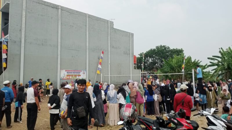 Kompetisi Bola Voly Putri Semarak HUT RI Ke-78 Desa Tenjo Kabupaten Bogor.