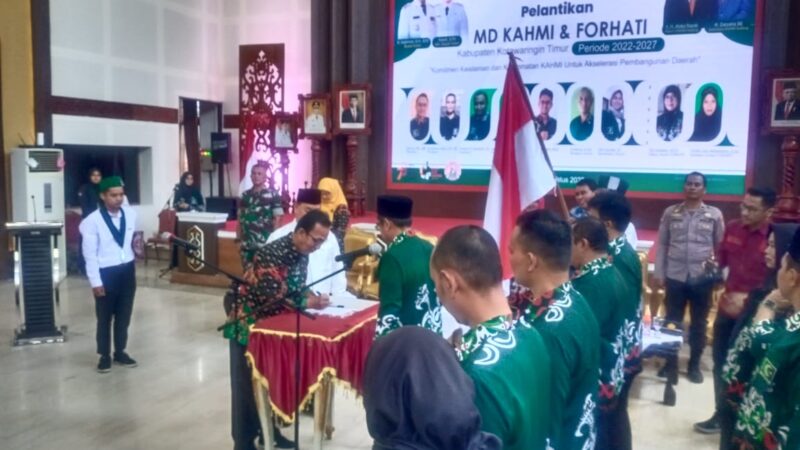 Komandan Kodim 1015/Sampit Hadiri Pelantikan Pengurus MD KAHMI dan FORHATI Periode 2022-2027