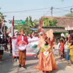 Memeriahkan HUT Kemerdekaan RI ke 78, Dusun Serenan Desa / Kecamatan Pangkur Ngawi Mengadakan Karnaval Pembangunan.