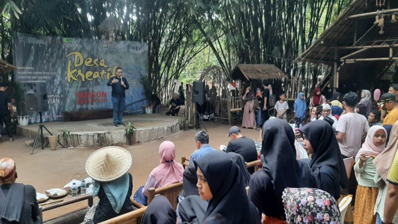 PT. Pegadaian Luncurkan 4 Desa Kreatif di Tamson (Taman Uson) Jagabita Parungpanjang Bogor