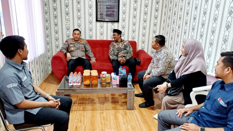 Kapolresta Deli Serdang Terima Kunjungan Komisioner Bawaslu Kabupaten Deli Serdang Yang Baru