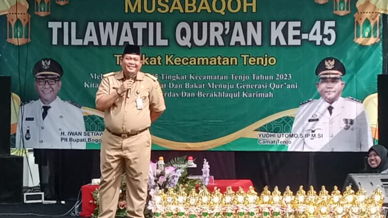 Pembukaan MTQ ke 45 Kecamatan Tenjo Kabupaten Bogor Dihadiri Oleh Perwakilan Peserta 9 Desa.