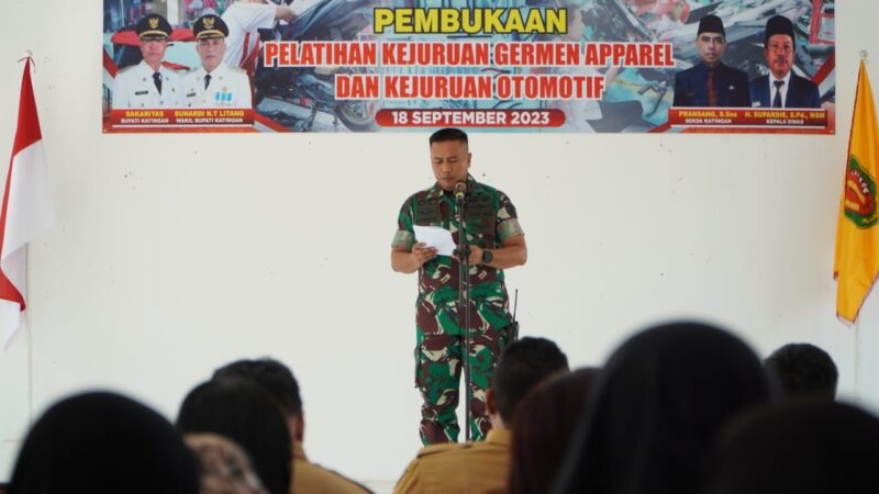 Pembukaan Kegiatan Pelatihan Kejuruan Garmen Apparel Dan Kejuruan Otomotif