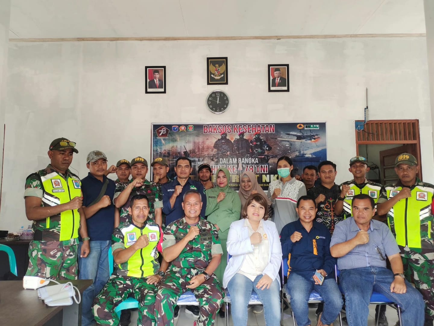 Pengobatan Massal Dalam Rangka Memperingati HUT ke-78 TNI Tahun 2023.