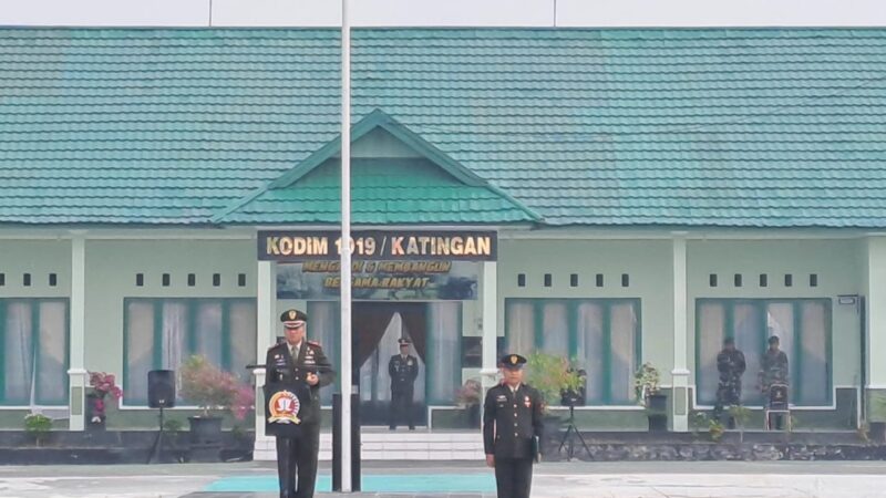 Kodim 1019/Ktg Gelar Upacara Peringatan Hari Kesaktian Pancasila Tahun 2023