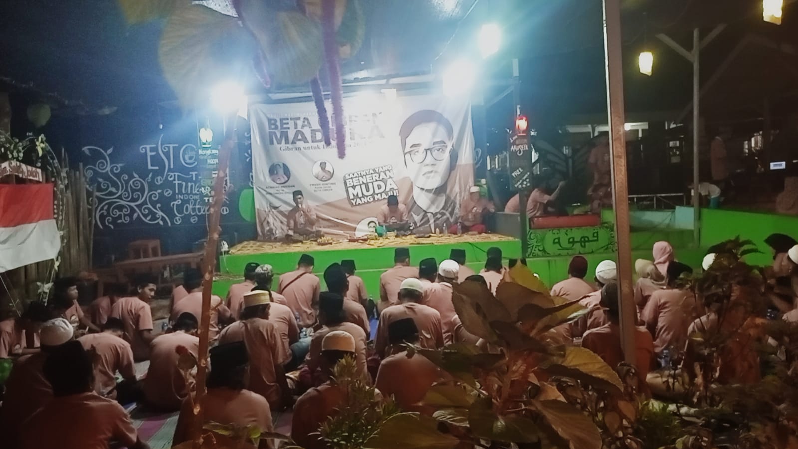 Ratusan Pemuda Dari 4 Kabupaten di Madura Deklarasikan Diri Jadi Relawan “Beta Gibran”