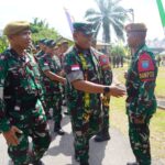 Kunjungan kerja Dankolakopsrem 121/Abw Brigjen Luqman Arief, S.I.P ke Pos Kotis Gabma