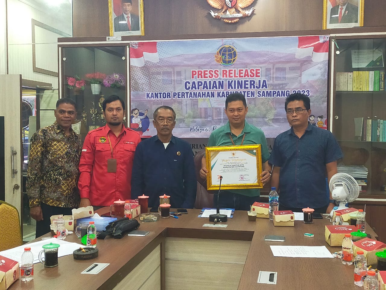 BPN Sampang Berhasil Tembus 8 Besar Dalam Memberikan Pelayanan Terbaik se Jawa Timur.