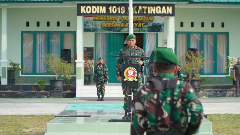 Hari Sumpah Pemuda ke-95 Tahun 2023, Kodim 1019/Ktg Letkol Inf Anggun Wuriyanto, S.H, M.Han, Sebagai Irup