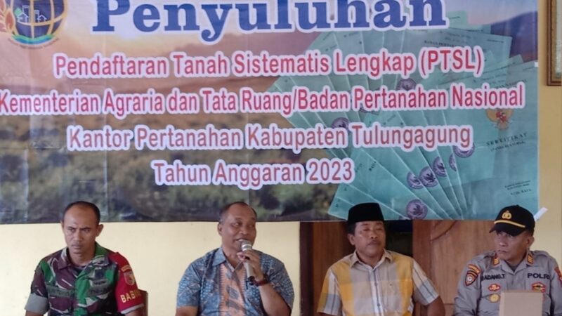 Antusias Masyarakat Desa Nglampir Tulungagung Ikuti Program PTSL 2023