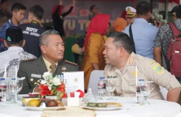 Bupati Pakpak Bharat Hadiri Perayaan HUT TNI Ke 78 di KOREM 023 Kawal Samudera Sibolga.