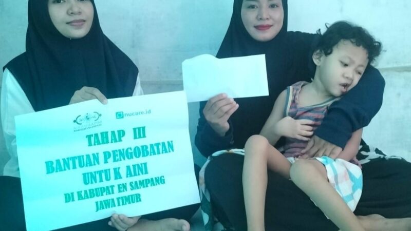 NU CARE-LAZISNU PCNU Sampang Berikan Bantuan Tahap 3 Kepada Aini.