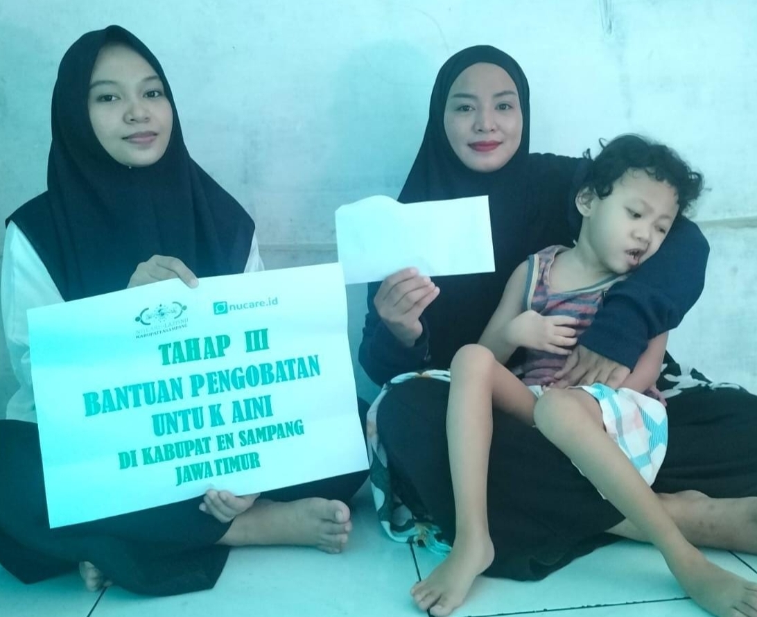 NU CARE-LAZISNU PCNU Sampang Berikan Bantuan Tahap 3 Kepada Aini.