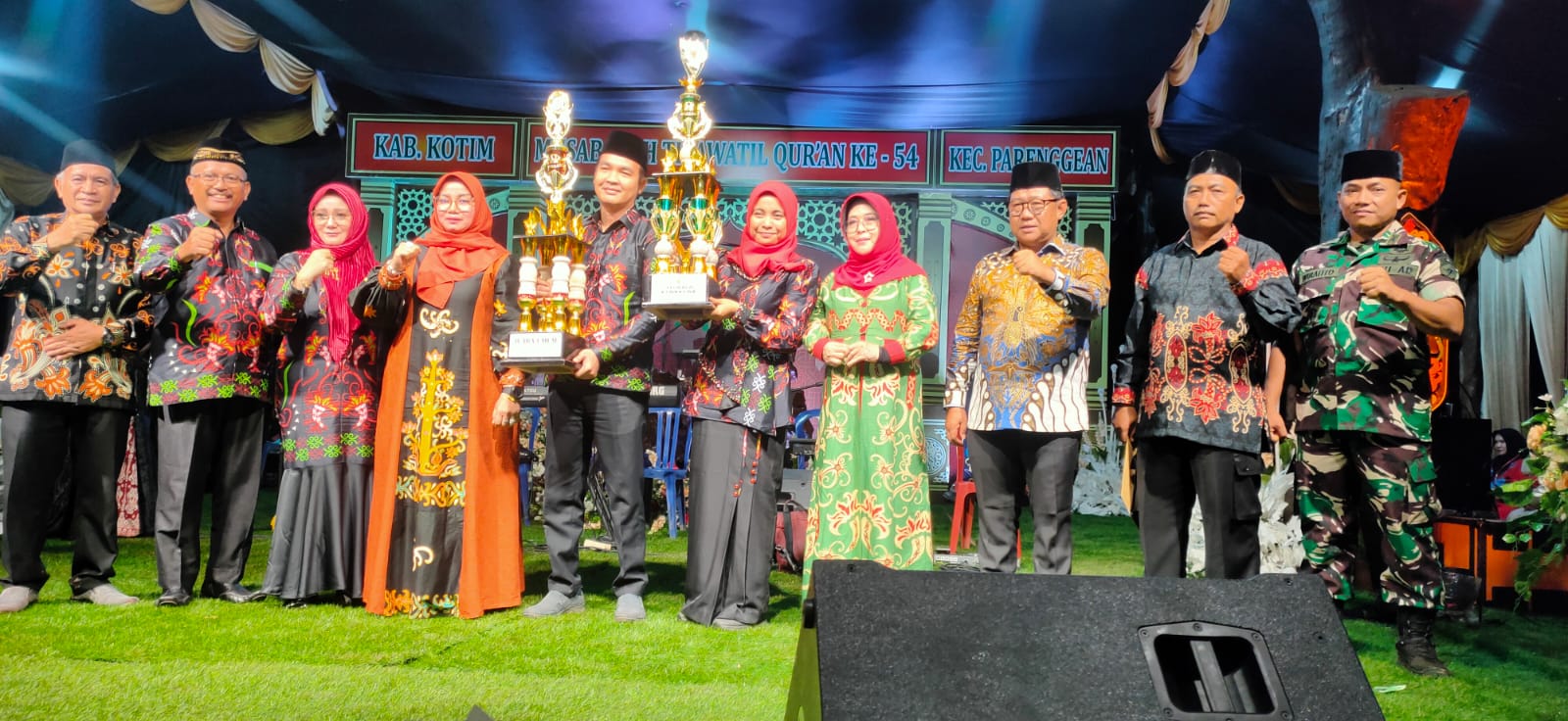 Kecamatan Ketapang Raih Juara Umum Pada MTQ Yang Ke-54 Tingkat Kabupaten Kotawaringin