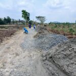 Pembangunan Rabat Beton Shandsett di Desa Wlahar Brebes Diduga Tidak Sesuai RAB