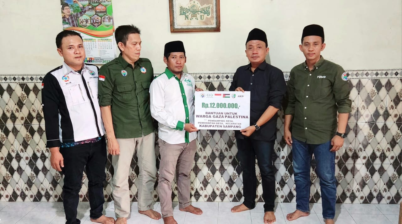 Pemerintah Desa di Sampang Salurkan Bantuan Dana Untuk Warga Palestina