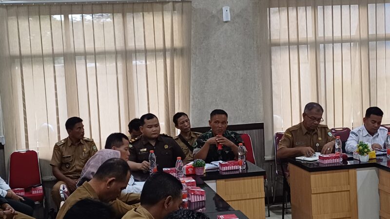 Dandim 1015/Sampit Menghadiri Rapat Kordinasi Persiapan Menjelang Pemilu Tahun 2024