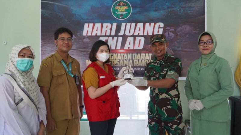 Peringati Hari Juang TNI AD, Kodim 1019/Katingan Gelar Bakti Sosial Donor Darah