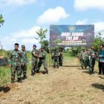 Sambut Hari Juang TNI AD Ke-78, Kodim 1012/Buntok Laksanakan Penanaman Pohon Dan Pembersihan Serentak di Jajaran