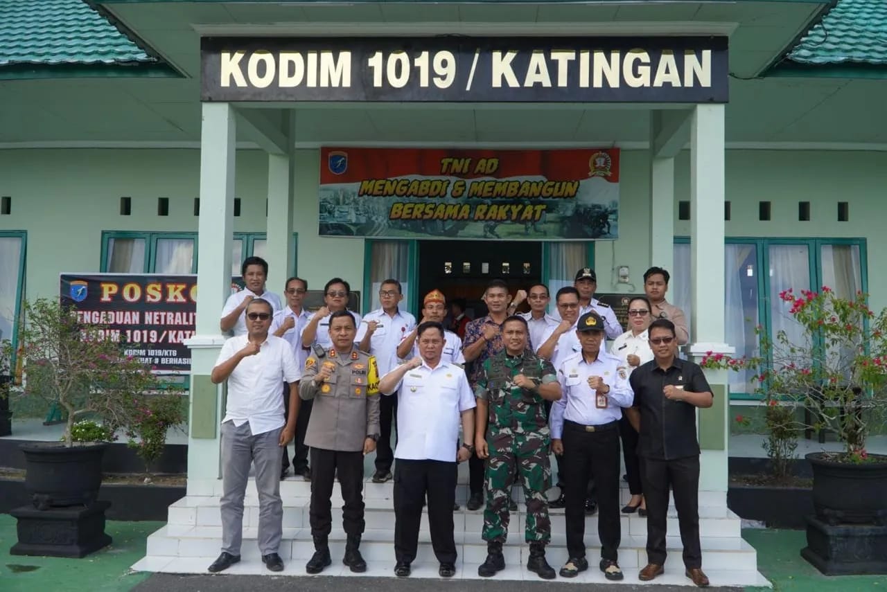 Kodim 1019/Katingan Coffee Morning Bersama (Forkopimda) Kab. Katingan