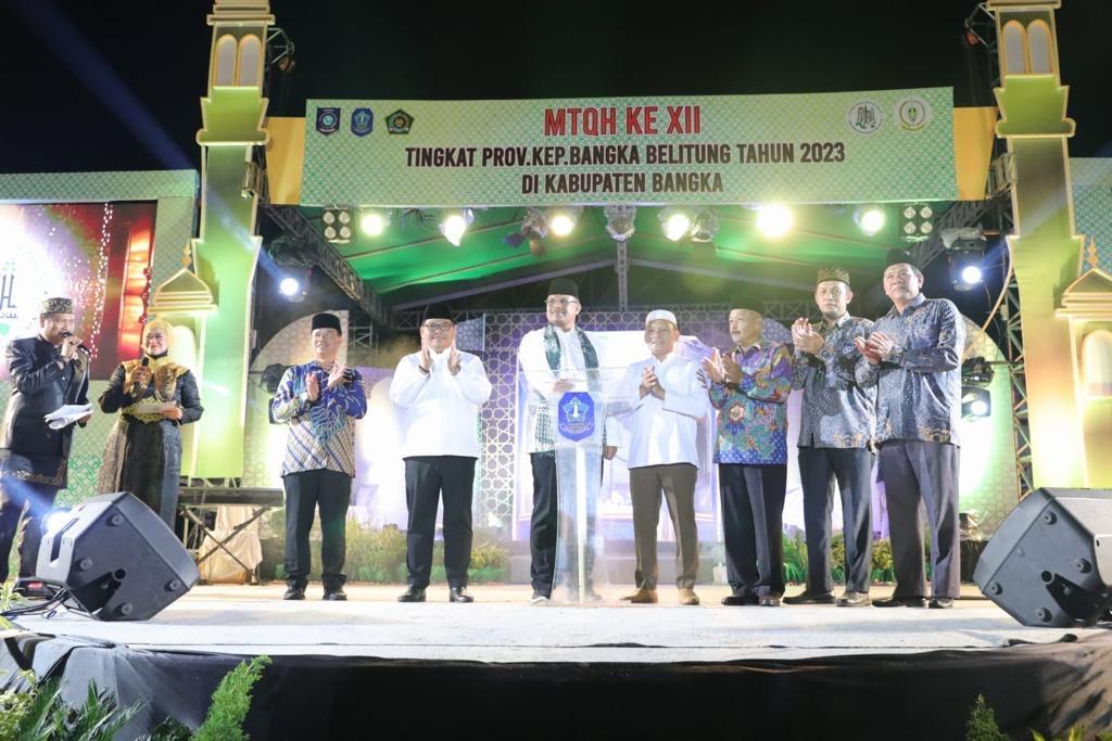 Kabupaten Bangka Juara Umum MTQH ke XII Tingkat Provinsi Kepulauan Babel 2023