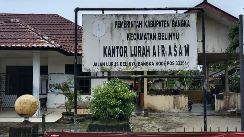 Rusak Parah.., Sangat Memperihatinkan Kondisi Kantor Lurah Air Asam Kecamatan Belinyu Kabupaten Bangka Tak Layak Pakai, Butuh Perhatian Pemkab.