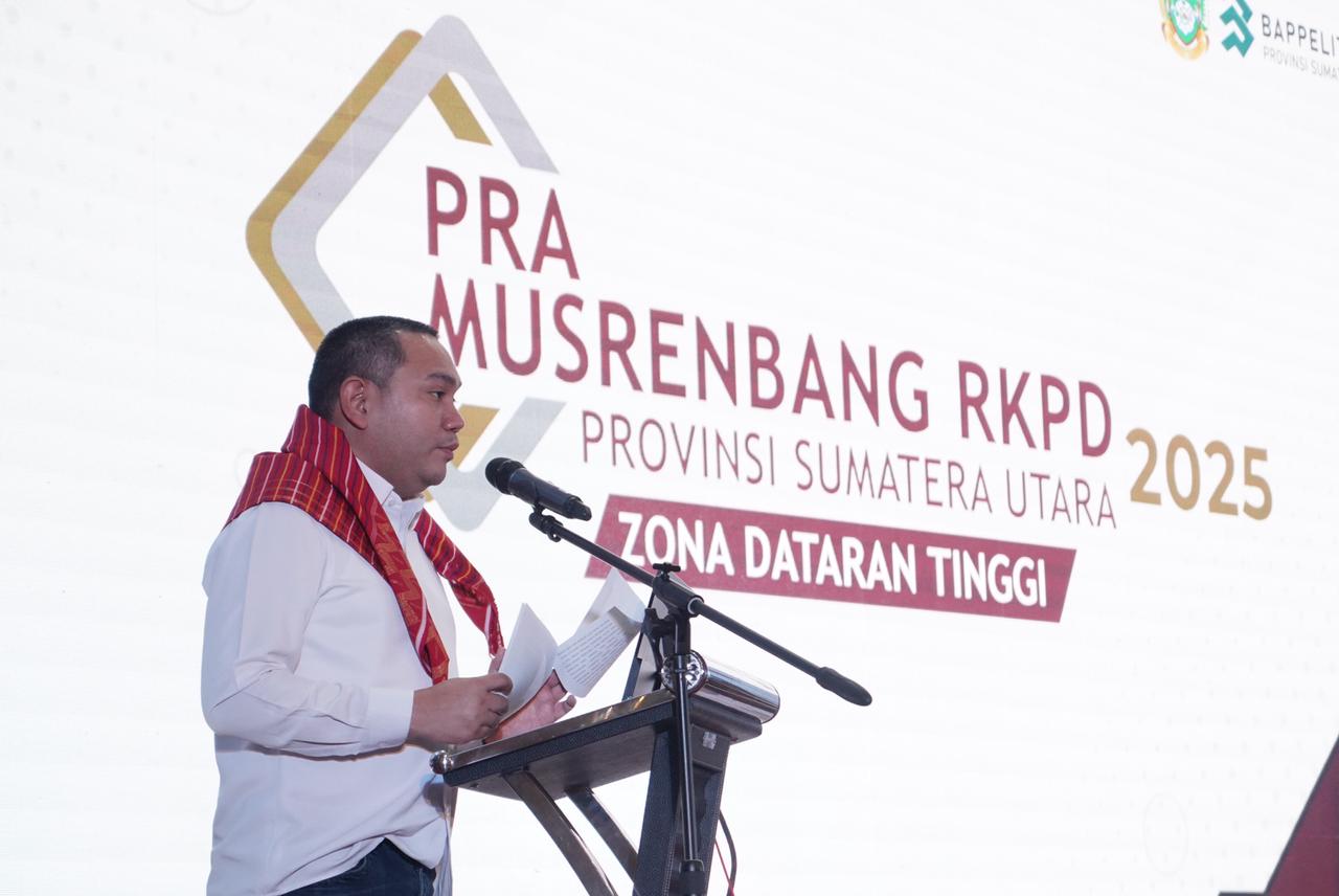 Hadiri Pra Musrenbang RKPD Provsu Bupati Sampaikan Terima Kasih Atas Dukungan Provinsi dalam Upaya Pembangunan Di Pakpak Bharat.