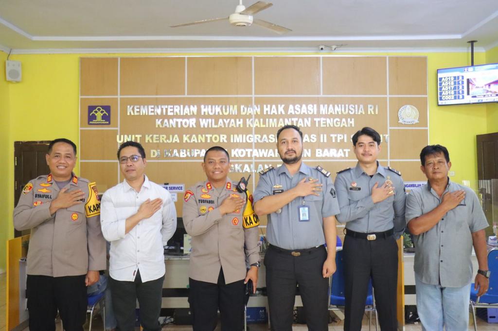 Sinergi Lintas Sektoral, Kapolres Kobar Kunjungi Kantor Imigrasi