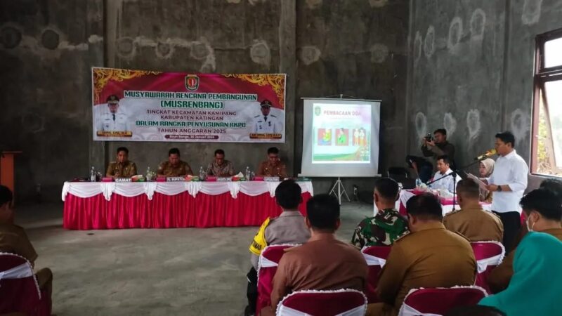 Danramil 1019-02/Kamipang Hadiri Musrenbang Tingkat Kecamatan