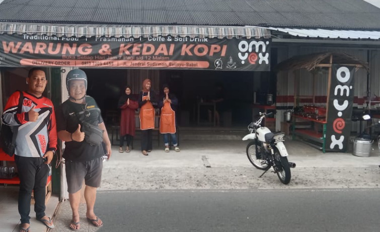 Warung Makan dan Kedai Kopi “OM YEX” Menyediakan Makanan Khas Belinyu Dengan Harga Terjangkau Semua Lapisan Masyarakat.