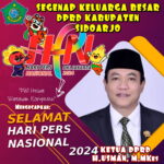 DPRD Kabupaten Sidoarjo Mengucapkan Selamat Hari Pers Nasional 2024.