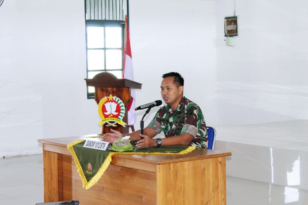 Kodim 1012 Buntok Gelar Pembinaan Netralitas TNI Dalam Pemilu Dan Pilkada Tahun 2024