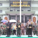 Pangdam Tanjungpura Pimpin Apel Gelar Pengamanan Pemilu 2024