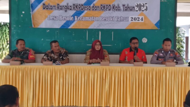 Musrenbang Desa Besole Kecamatan Besuki Tulungagung 2024