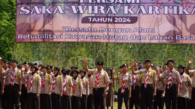 Dandim 1019/Katingan Ikuti Kegiatan Rangkaian Upacara Pembukaan Perkemahan Pramuka Saka Wira Kartika Tingkat Korem Tahun 2024