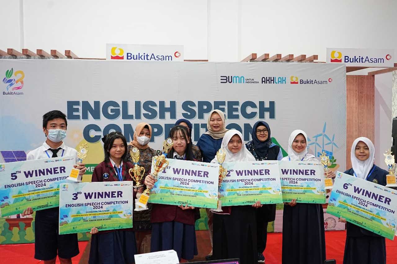 Dukung Kemampuan Akademik Pelajar, Bukit Asam Hadirkan Lomba Cepat Tepat dan Speech Competition