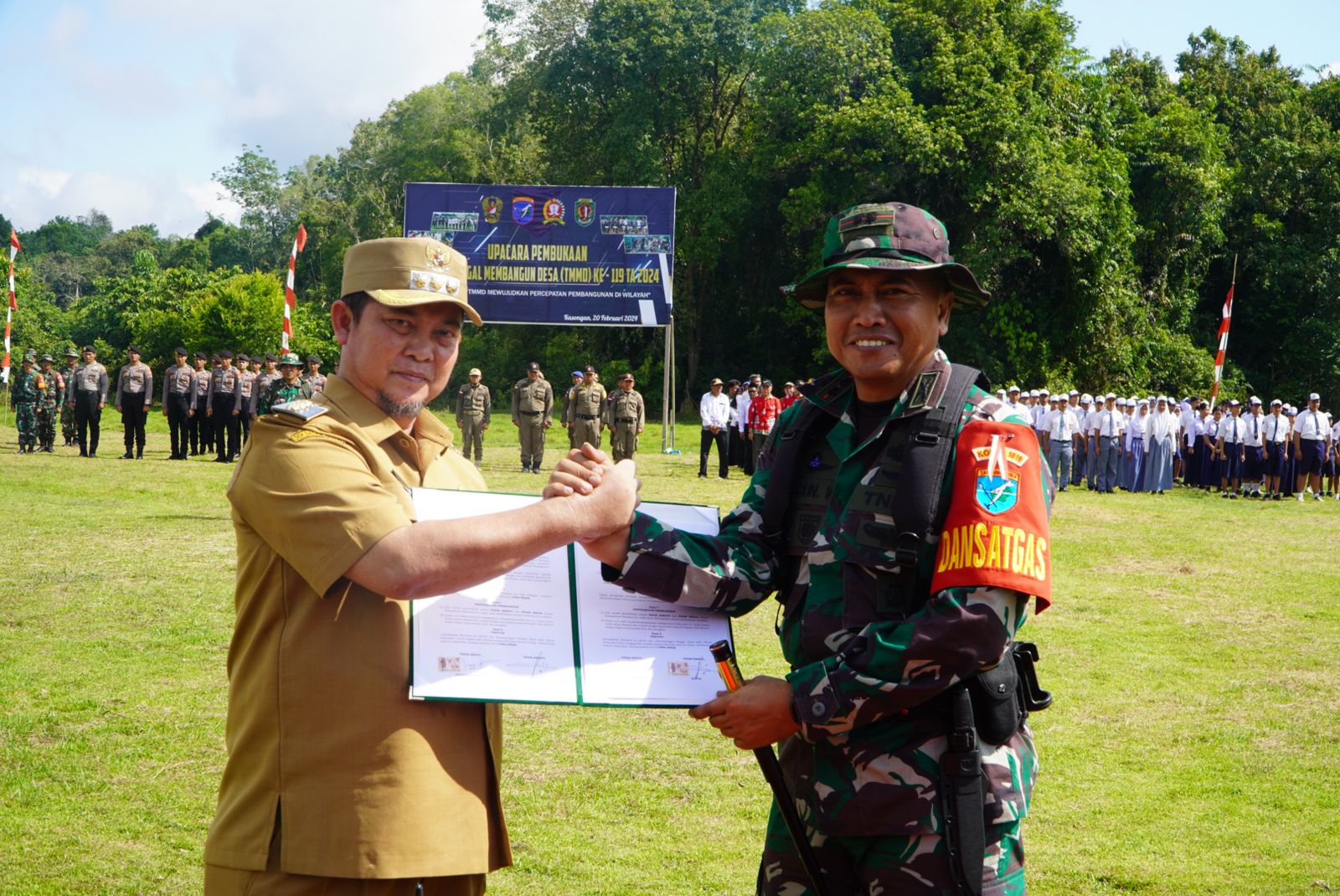 Wujudkan Percepatan Pembangunan Wilayah, TMMD Imbangan ke-119 Kodim 1019/Katingan Resmi Dibuka