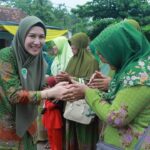 Wakil Ketua TP PKK Kab. Lampung Utara Hj Devriyana Marda S. Kom Hadiri Acara Pengajian Triwulan PAC Muslimat NU Abung Surakarta