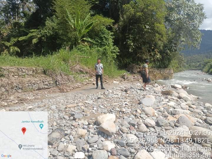Sesuai Intruksi Bupati Eddy Berutu, Pemkab Dairi Gerak Cepat Atasi Banjir di Desa Lau Bagot
