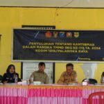 TNI- Polri, Satgas TMMD Ke 119 Kodim 1016 Palangka Raya Berikan Penyuluhan Kamtibmas Dan Bahaya Narkoba.