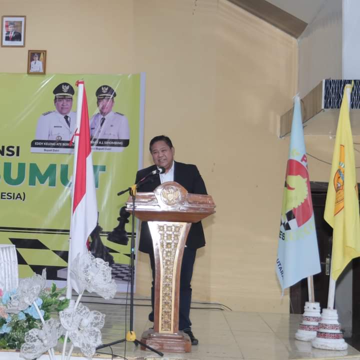 Bupati Eddy Berutu Terpilih Menjadi Ketua Percasi Sumut 2024-2028