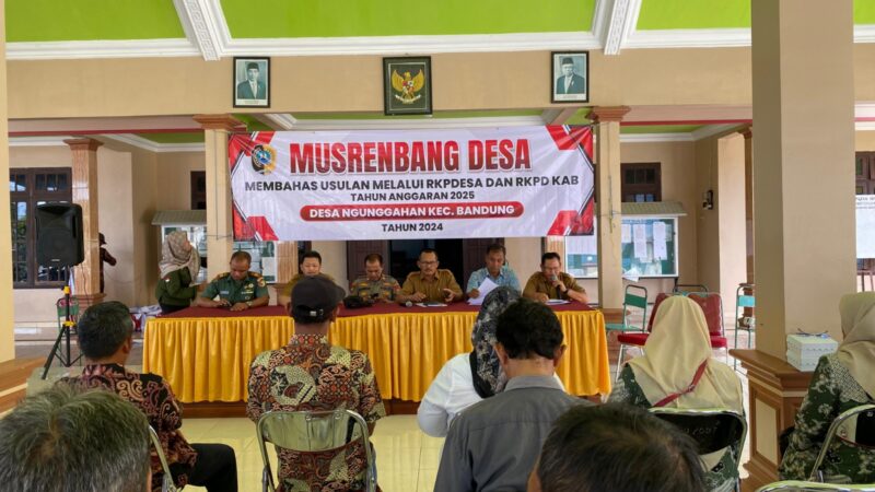 Pemerintah Desa Ngunggahan Tulungagung Gelar Musrenbang Desa Dalam Pembahasan Usulan RKPDesa Dan RKPD Kabupaten Tahun Anggaran 2025