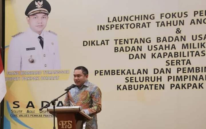 Pemkab Pakpak Bharat Laksanakan Pendidikan dan Pelatihan Serta Launching Fokus Pengawasan Inspektorat Tahun 2024