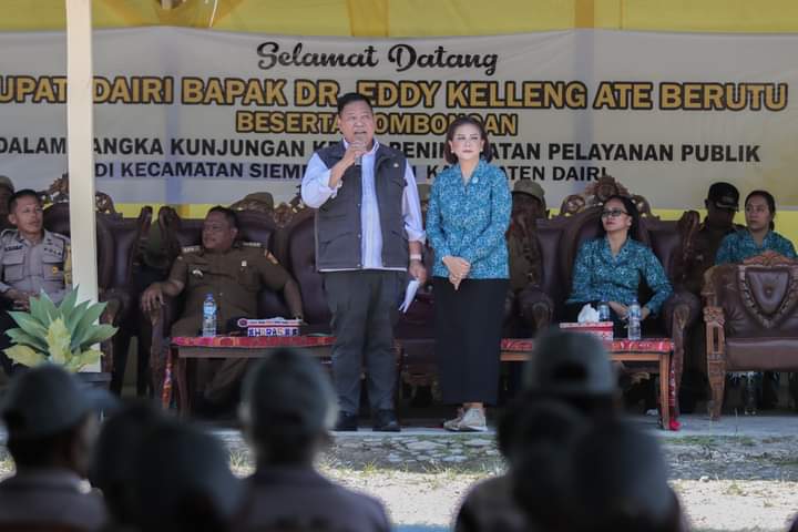 Bupati Eddy Berutu Tegaskan akan Membereskan Infrastruktur Jalan, Jembatan, Irigasi yang Tertunda