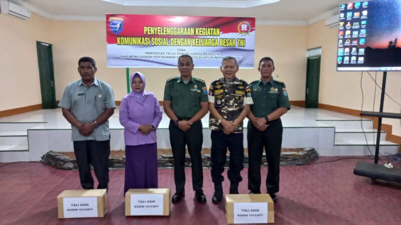 Kodim 1015/Sampit Gelar Komsos dengan Keluarga Besar TNI Ta 2024