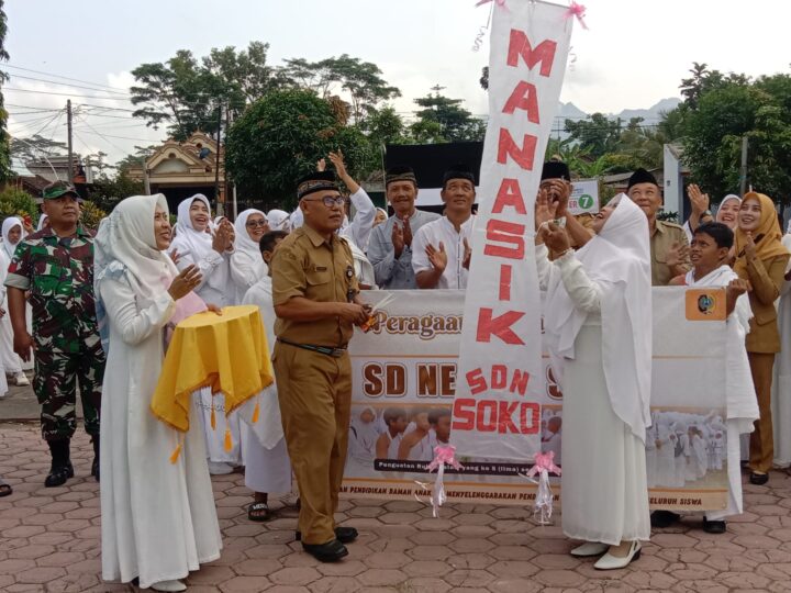 SD Negeri Soko Tulungagung Gelar Peragaan Manasik Haji, Petik Karya Dan Bazar