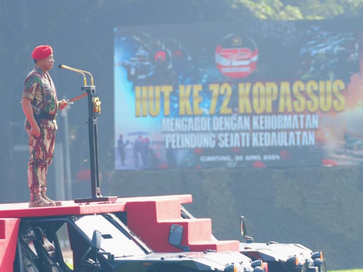 Panglima TNI Pimpin Upacara Peringatan HUT Kopassus Ke-72