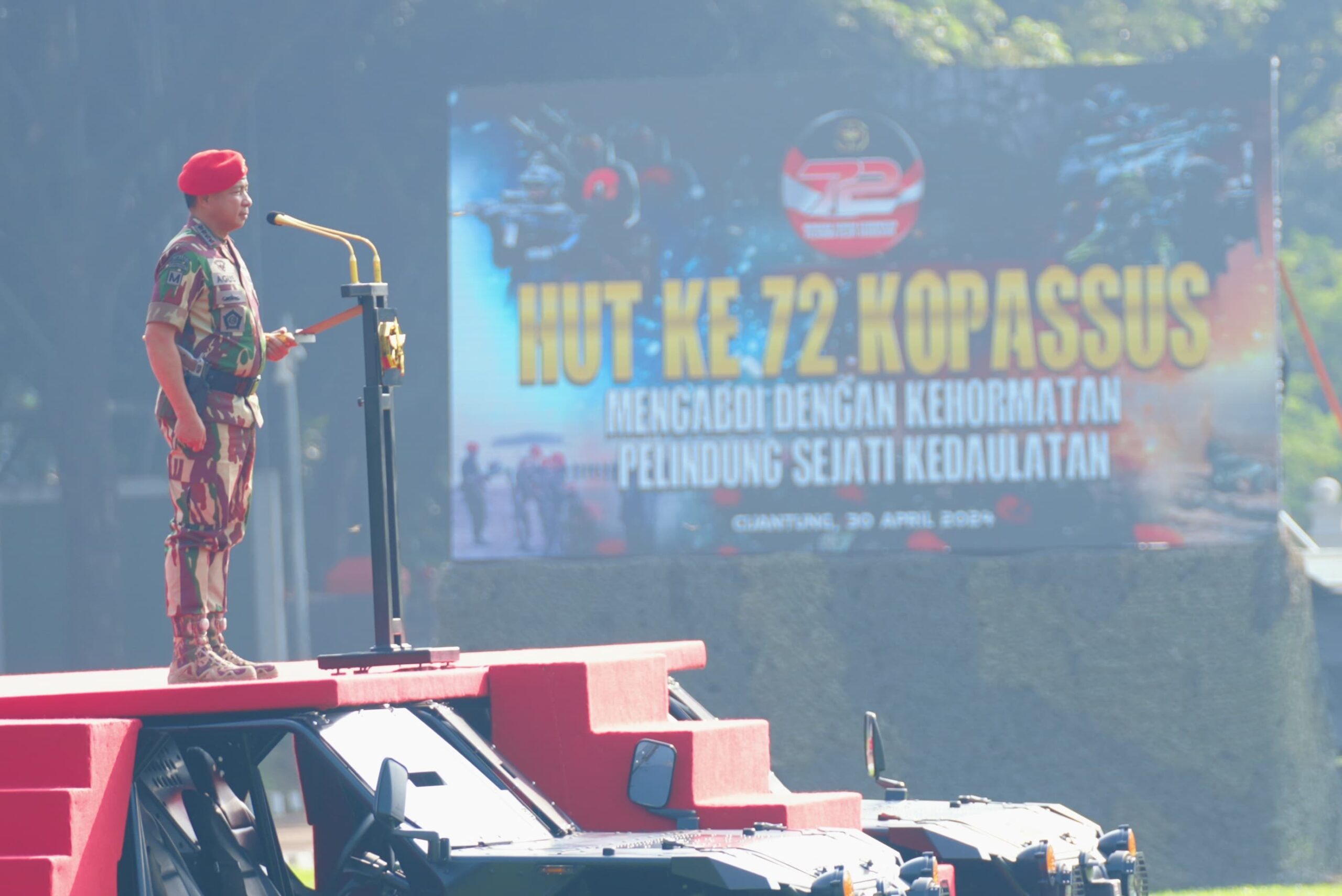 Panglima TNI Pimpin Upacara Peringatan HUT Kopassus Ke-72