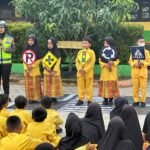 Sambang Sekolah Dasar, Satlantas Polres Kobar Imbau Tertib Lalin Dan Cegah Bully